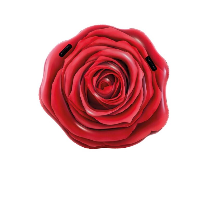 Matelas Rose rouge 137 cm Intex Rouge - Rouge et noir