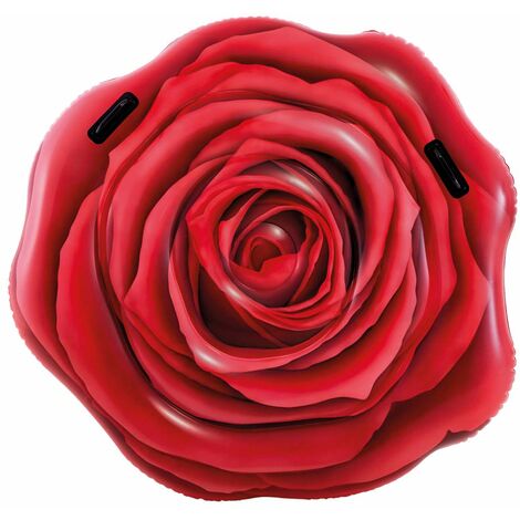 MATELAS GONFLABLE ROSE ROUGE 137X132CM