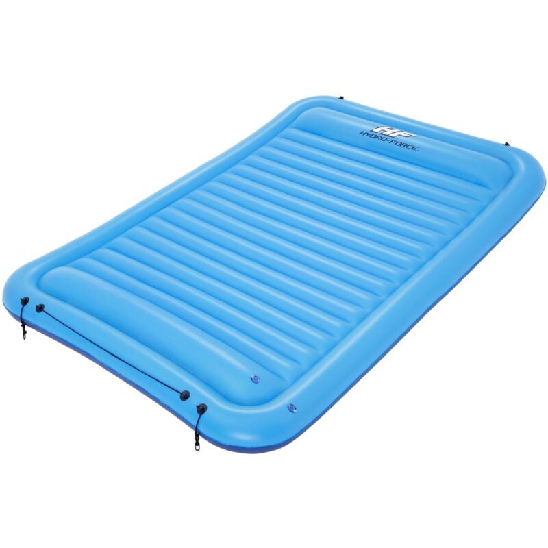 Bestway - Plateforme flottante Sun Soaker™, 290 x 191 cm, 4 places, 360 kg max, 4 boucles Clasp 'n go™ connectables