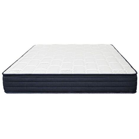 Matelas GreenDream (20cm) mousse haute densité, fermeté optimale, indépendance du couchage, réversible face été/hiver, 140x190cm
