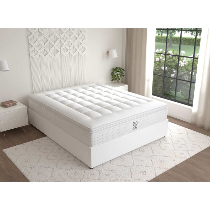 Deco In Paris - serena - Matelas hybride mousse mémoire en gel et ressorts ensachés 160 x 200 cm épaisseur 31 cm serena