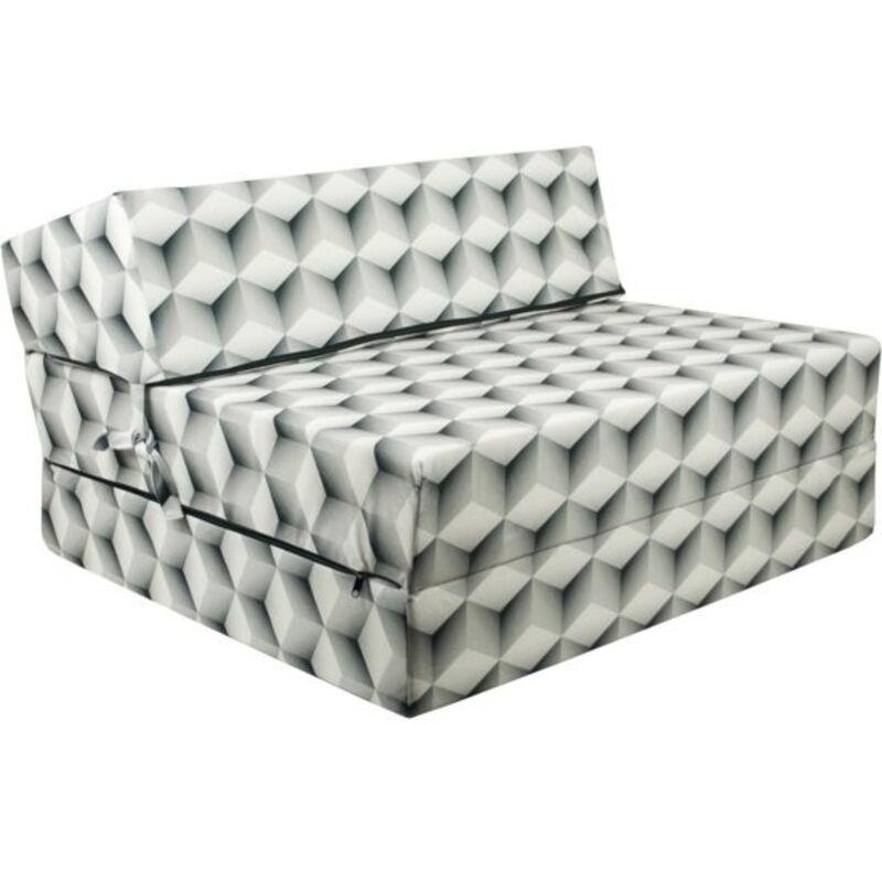 Viking Choice - Matelas invité cube 3D - matelas pliable -90x200x15 cm - matelas de camping