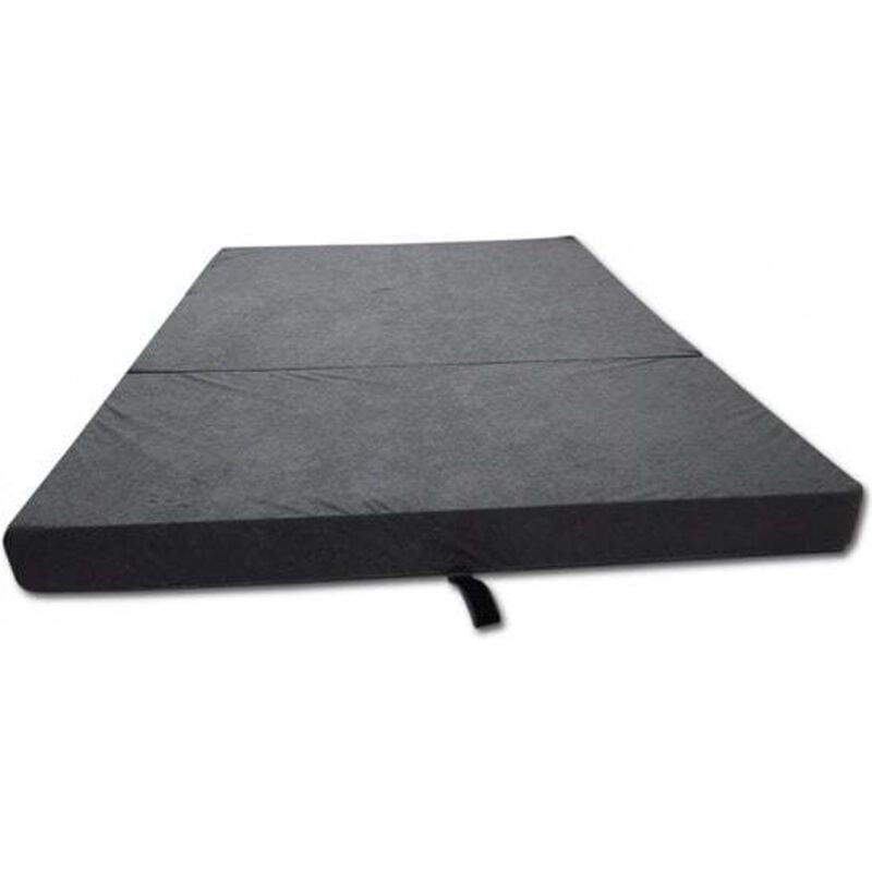 Matelas invité gris - matelas pliable - 200x80x10 cm - matelas de camping