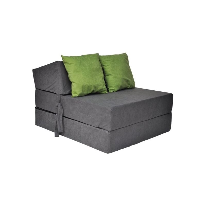 Viking Choice - Matelas invité pliable 200 x 70 x 15 cm avec oreillers