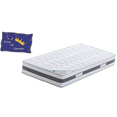 Matelas King 140x190 cm Mousse Mémoire de Forme - Confort Optimal - Soutien Ferme - Usage Quotidien - Oreiller Inclus 80x200 - MATELAS KING MEMORY