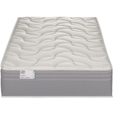 Matelas L INDISPENSABLE 90x190, ressort ensachés, ferme, H26