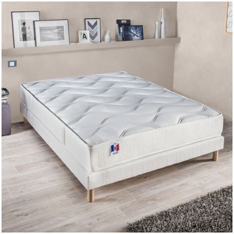 Matelas latex SPECIAL CONFORT ep18/19cm 140x190cm + Sommier