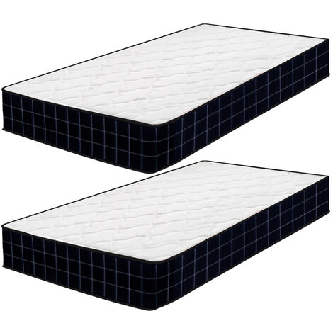 Matelas 90cm- Luxe Matelas Mémoire de Forme pour Lit Adulte et Enfant - 7 Zones de Confort Mousse Mémoire Adaptative