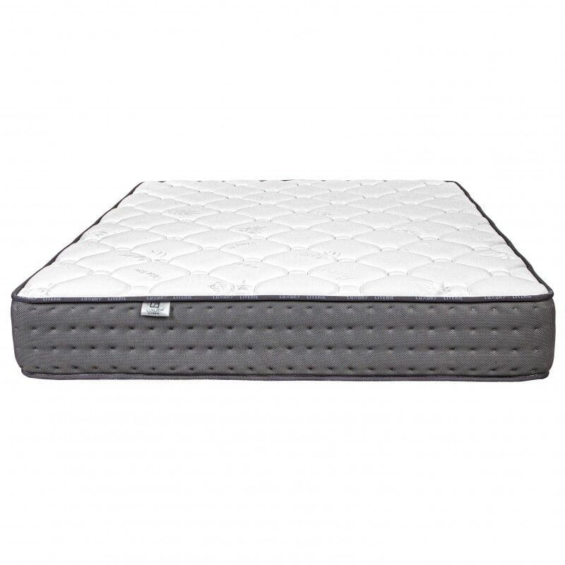 Matelas Luxury, 20 cm, mousse haute densité, ferme, indépendance du couchage, face été/hiver, 90x190cm