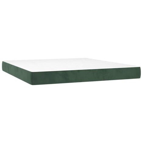 Matelas  Matelas de lit à ressorts ensachés 160x220x20 cm velours CFW812551 CFW630072