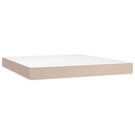 Matelas  Matelas de lit à ressorts ensachés Cappuccino 180x200x20cm CFW66721 CFW964791