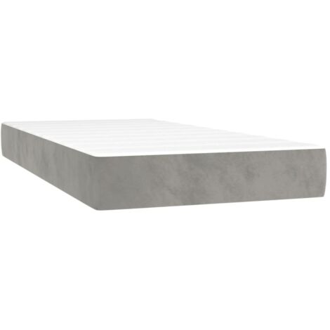Matelas  Matelas de lit à ressorts ensachés Gris clair 90x190x20 cm CFW66768 CFW320383