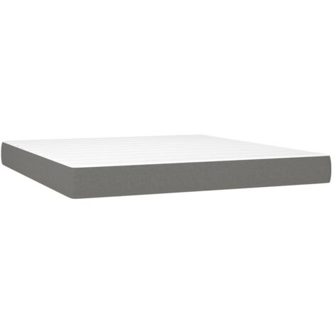 Matelas  Matelas de lit à ressorts ensachés Gris foncé 160x200x20 cm CFW66782 CFW238968