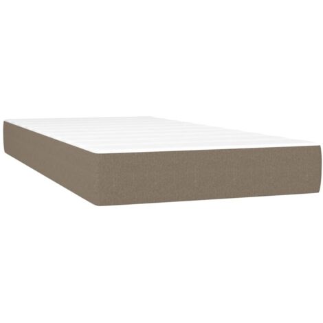 Matelas  Matelas de lit à ressorts ensachés taupe 120x190x20 cm Tissu CFW66850 CFW539652