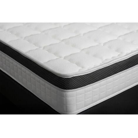 Matelas mémoire de forme 120 x 200 cm – Épaisseur 21 cm – Confort ferme avec mousse polyuréthane haute densité – Indépendance de couchage optimale – Prestige Literie