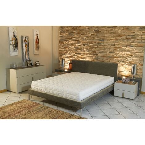 Matelas Mémoire de Forme + Alése x 20 cm Ferme - Déhoussable Housse Lavable - 7 Zones de Confort - Noyau Poli Lattex HR Derniére Génération - Trés Respirant