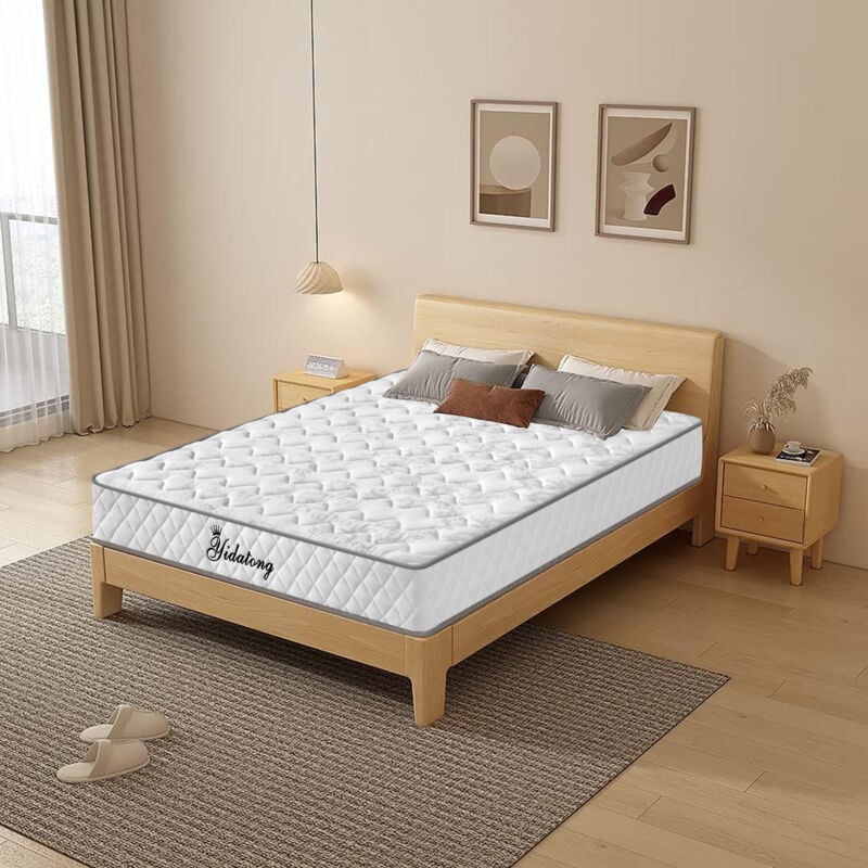 Matelas 140x190 cm mousse à matelas mémoire de forme, épaisseur 20cm, confort , confort optimal - Yidatong