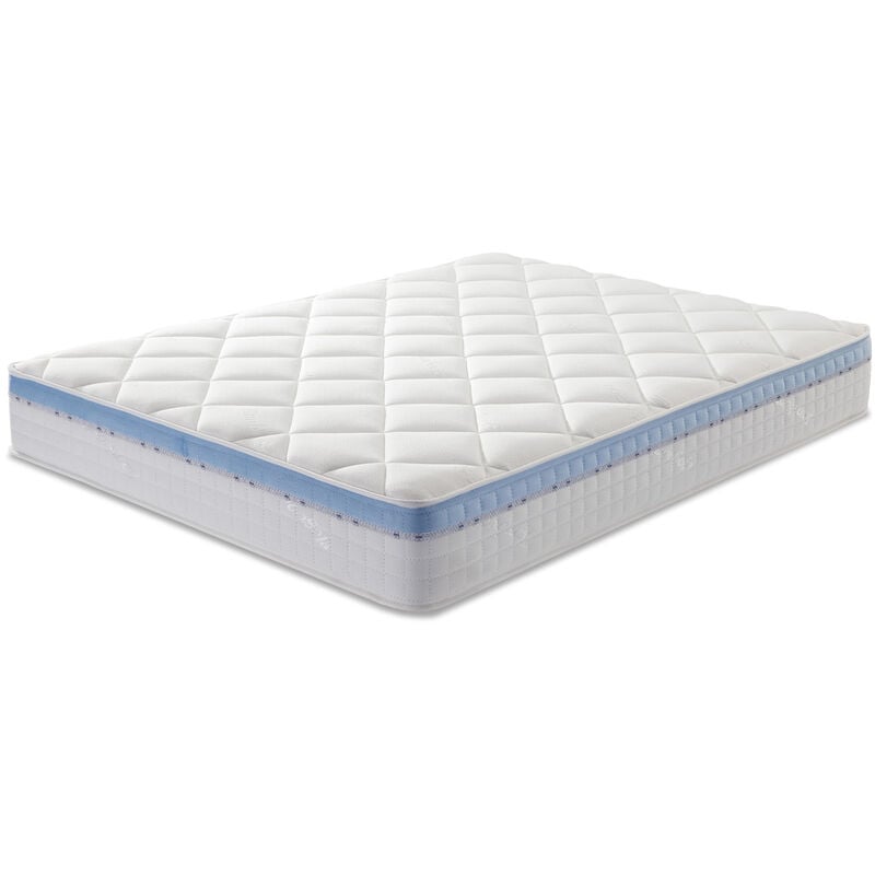 Marckonfort - Matelas à mémoire de forme Gel active 140x200. 25 cm d'épaisseur