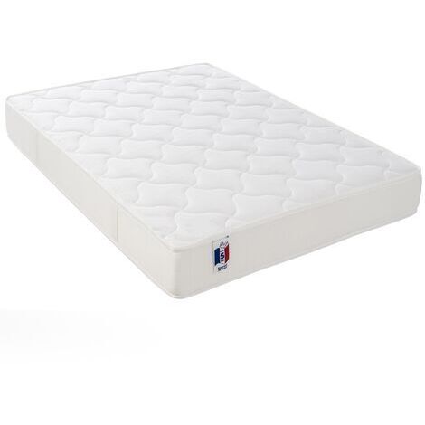 Matelas mousse 140x190 cm 25kg/m3 2 faces épaisseur 17cm