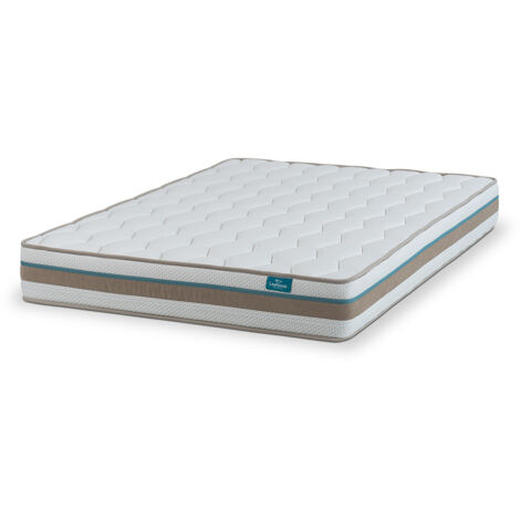 Matelas Mousse, 160x190cm, Nature Cloud Visco, épaisseur 23cm