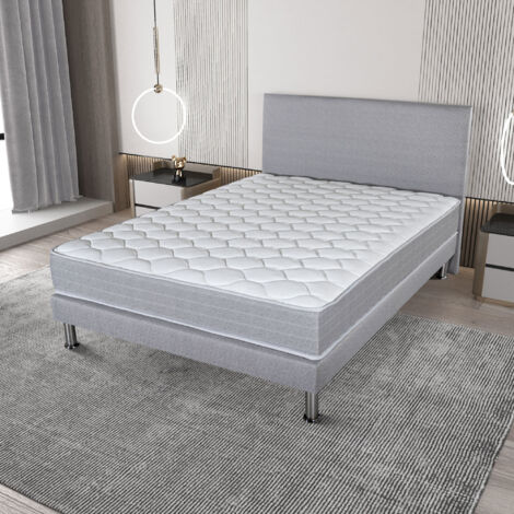 Matelas mousse 160x200x24 cm avec ventilation blanc - MAIDERE