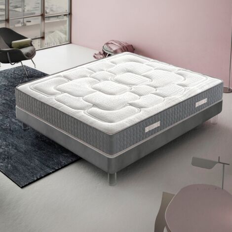 Matelas mousse 200x200 cm accueil mémoire de forme – épaisseur 20 cm – luxury - haute densité