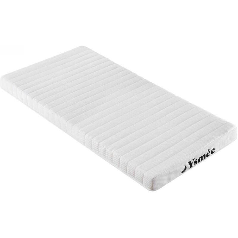 Matelas 90 x 200 cm mousse 7 zones 25kg/m3 ép.12cm - stelo kids de ysmée
