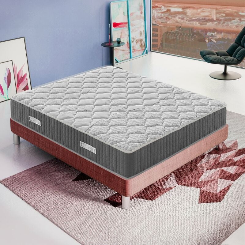Ilovesleep - Matelas Mousse 180x200 Accueil Mémoire De Forme - Epaisseur 30 cm – Haute Densité - Modéle Hermes