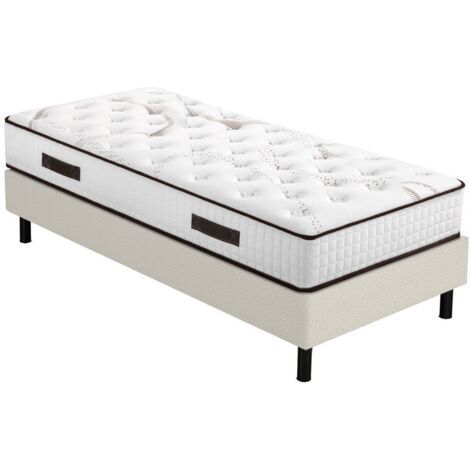 Matelas Myriade + sommier Newkit - 90x190 - Mousse - Hauteur 23 cm - Soutien medium
