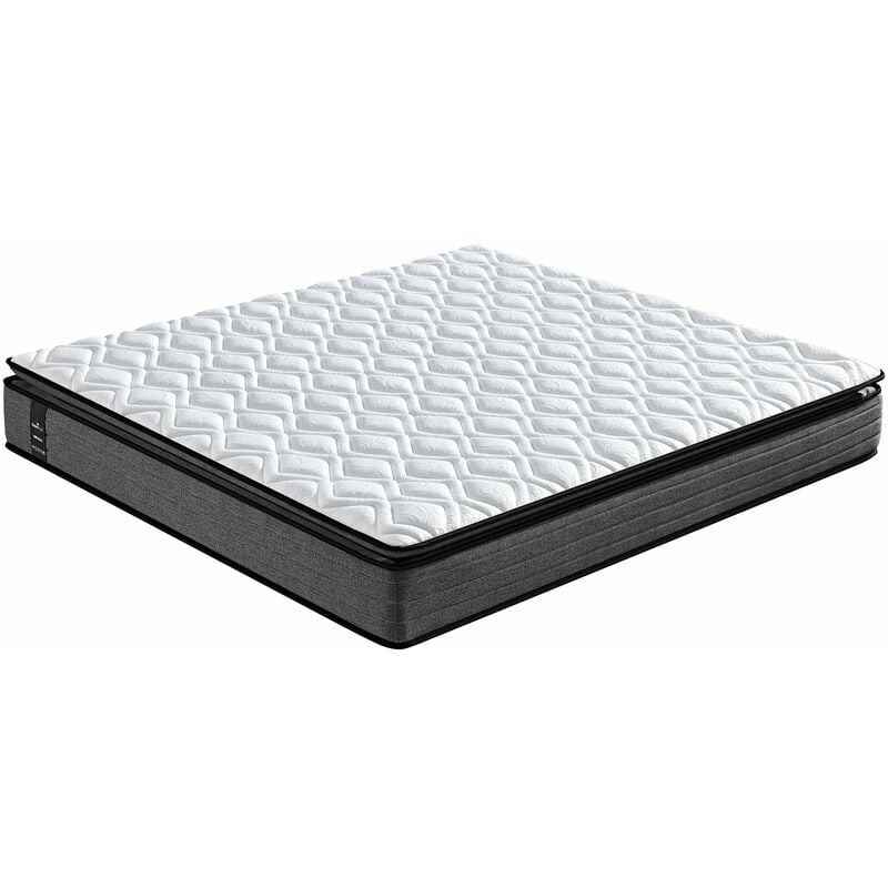 Matelas Nirvana : Mousse à mémoire de forme, Latex et Ressorts ensachés - 26 cm - 140x190 cm