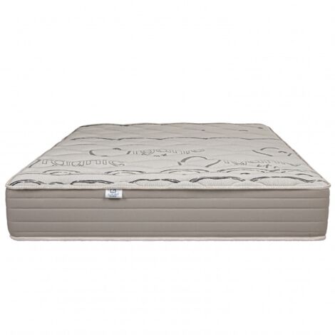 Matelas OrganicCotton, 24cm, mousse haute densité, indépendance du couchage, face été/hiver, 140x190cm