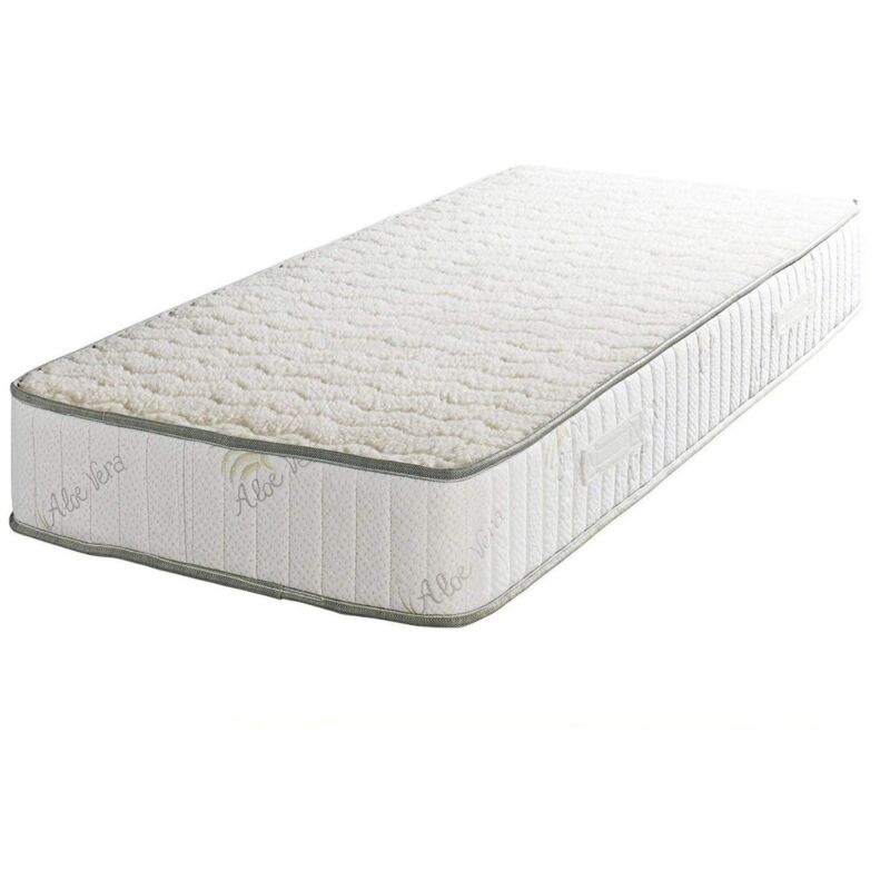 Matelas Orthopédique 100x200 x 22 cm - Ferme - Face Hiver Laine - Ame Poli Lattex Haute Densité - Hypoallergénique