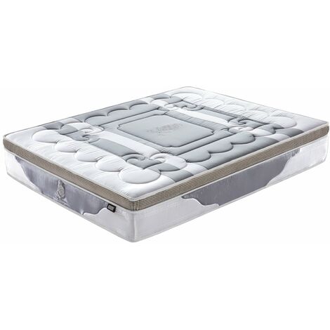 Matelas Platinium Small : Mousse à mémoire de forme, Latex et Ressorts ensachés - 26cm - 140x200 cm
