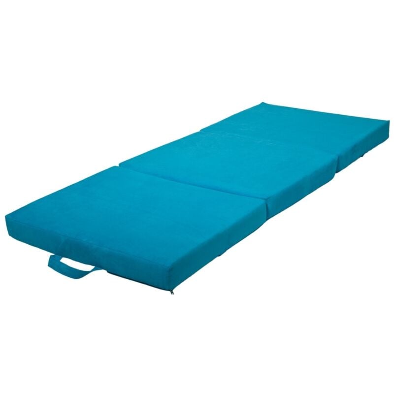 Viking Choice - Matelas pliable matelas invité 200x80x10 cm bleu
