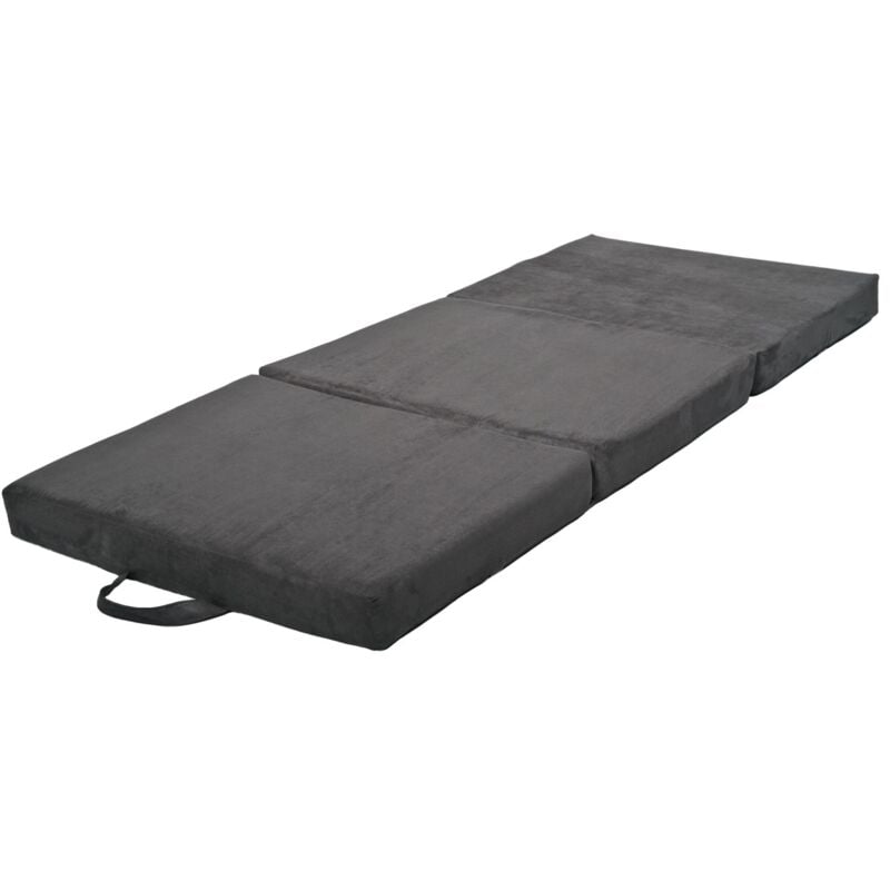 Viking Choice - Matelas pliable matelas invité 200x80x10 cm gris
