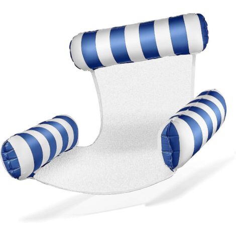 Matelas pneumatique de piscine, chaise gonflable, chaise aquatique avec dossier et accoudoirs, siège de natation, siège de piscine, chaise longue, chaise longue aquatique