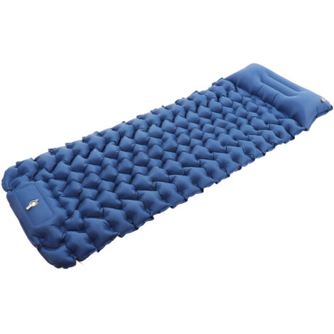 Matelas Pneumatique Double Étanche Léger pour Randonnée avec Sac de Transport