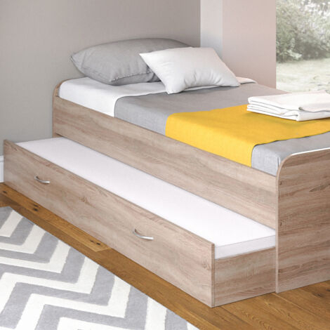 Vitalispa – Matelas mémoire de forme pour enfants 90 x 200 cm – Mousse froide réversible – Circulation d'air optimale – Confort maximal