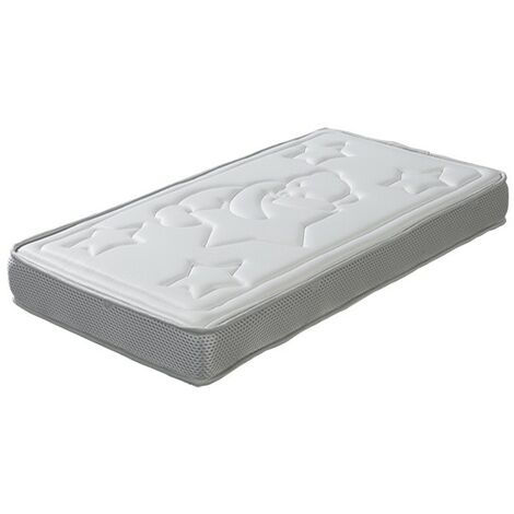 Lit Bébé Pour Matelas 60x120-lovely-blanc Avec Matelas à Prix Carrefour