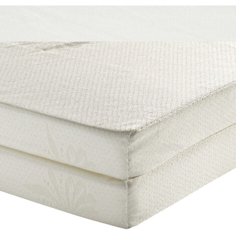 Matelas pour lit pliant Ecru 120x60 cm