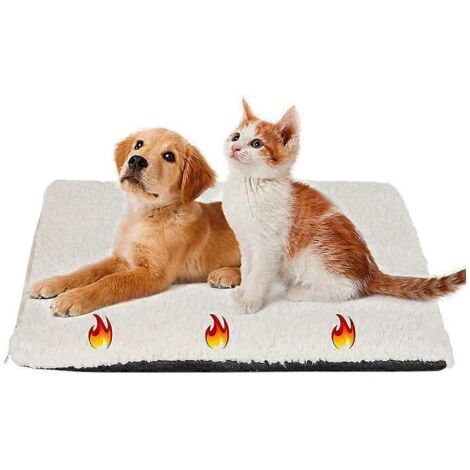 Matelas pour niche de chien, petit lit pour chien, tapis chauffant auto-adhésif antidérapant pour chats