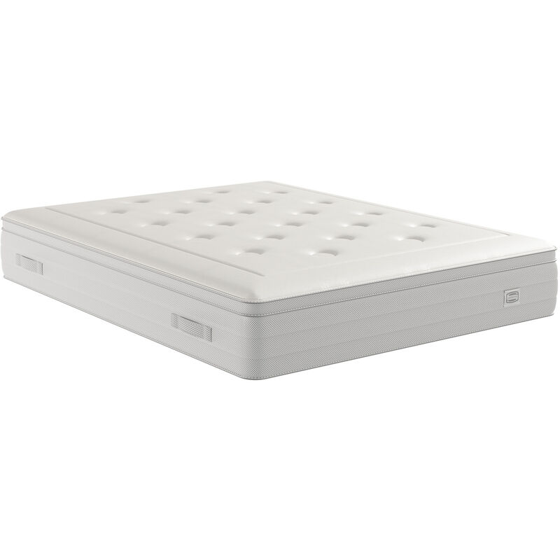 Simmons - Matelas 160x200 cm - Ressorts ensaches - Ferme - 33 cm
