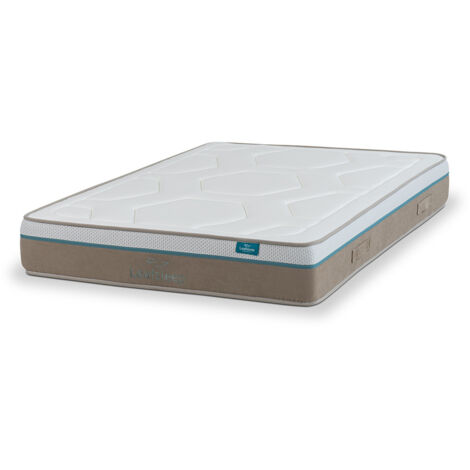 Matelas Ressorts ensachés, 160x200cm, Nature Spring Visco, épaisseur 28cm