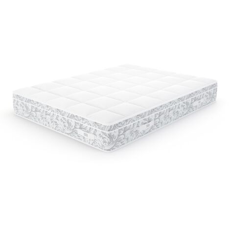 SIA HOME Matelas ressorts ensachés et mousse à mémoire de forme 140x190cm