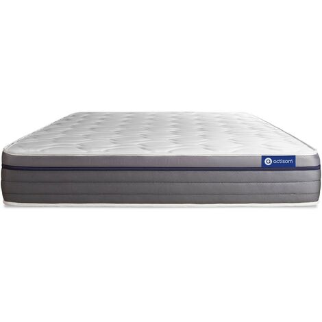 Matelas Ressorts ensachés+Mémoire de forme ACTIFLEX ZEN 180x200 Maxi épaisseur 7zones de confort