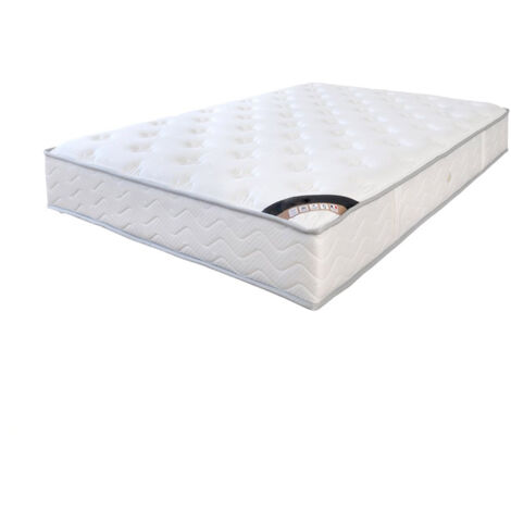 Matelas ressorts ensachés + visco - grand confort ferme 140x190cm