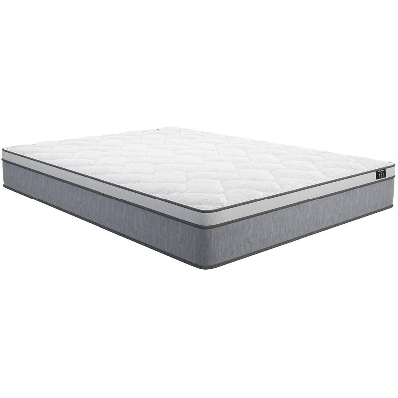 Matelas 140 x 200 cm ressorts ensach&eacute;s &eacute;p.22cm - SERENITE de DREAMEA