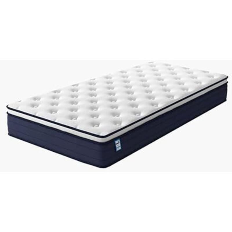 Stanew – Matelas à ressorts ensachés 90x190 cm – 25 cm d'épaisseur – 7