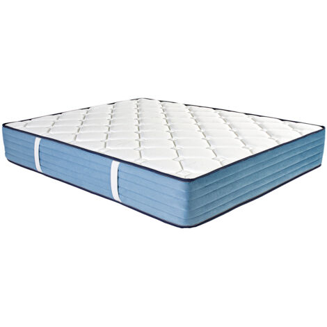 Matelas réversible CALI 180x200 cm, mousse haute densité, indépendance du couchage, face été/hiver, épaisseur 24 cm