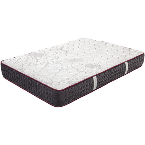 Matelas réversible KIERA , 140x190 cm, en mousse mémoire de forme haute adaptabilité et ergonomique, indépendance du couchage, épaisseur 24cm